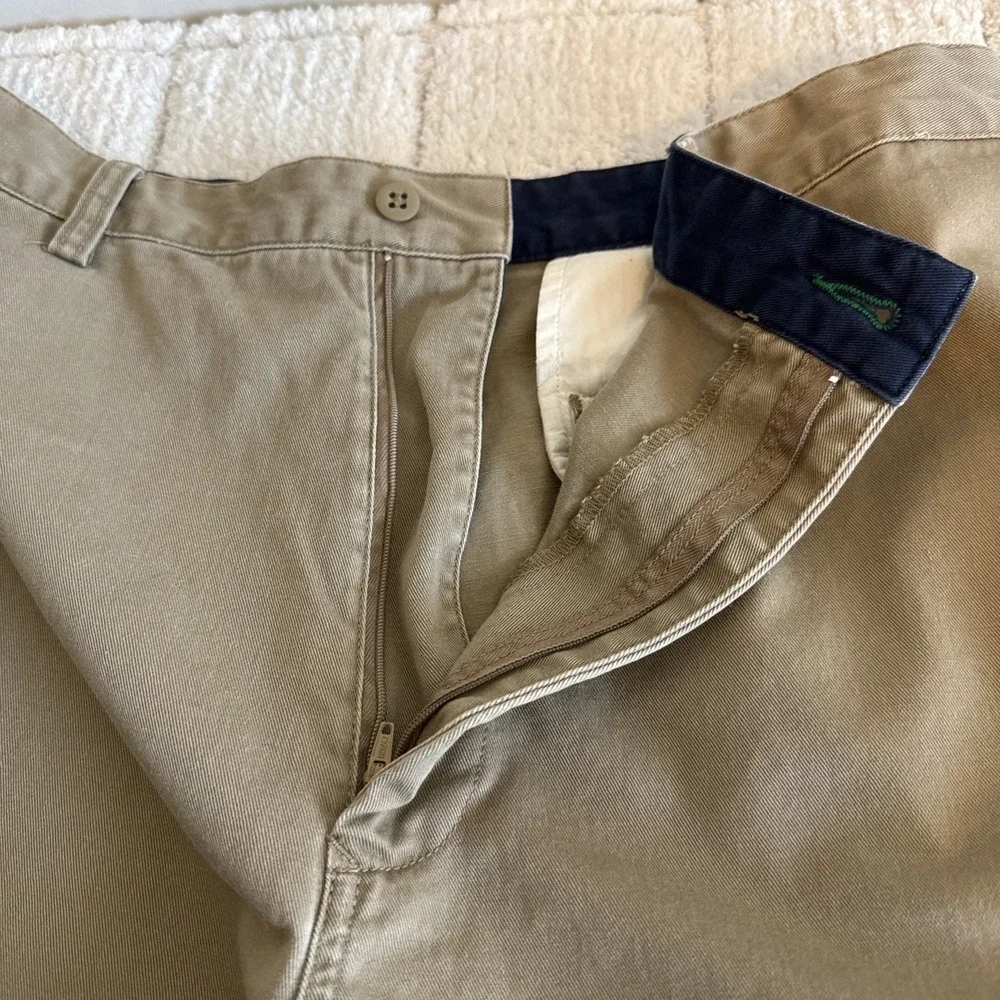 Tommy Hilfiger Mens Y2K Khaki Cargo Shorts Sz 38 Outdoors Casual Preppy